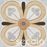 ENCAUSTIC POTTERY TILE GP 2580